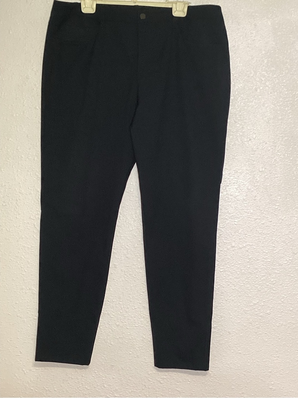 Lululemon ABC Men's Slim fit 5 pockets navy blue warpstreme Pants size 36 - Picture 4 of 7